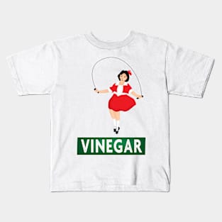 Skipping Girl Vinegar Kids T-Shirt